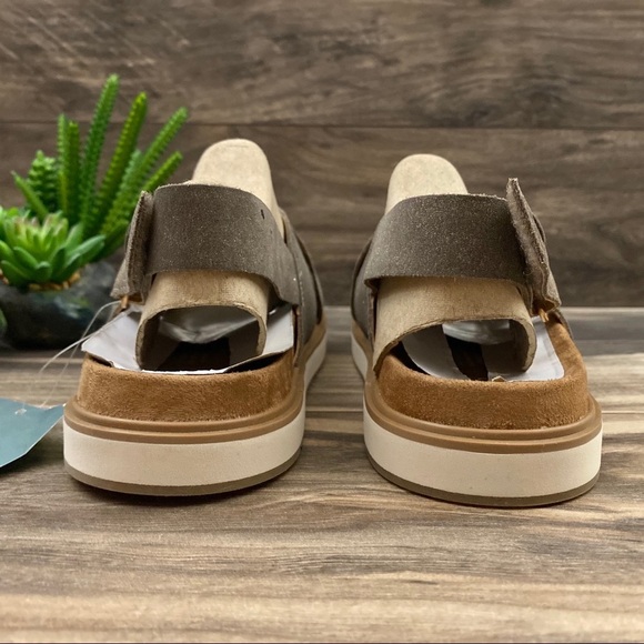 NIB Toms Marisa Cross Strap Slingback Flat Sandal - Picture 12 of 13